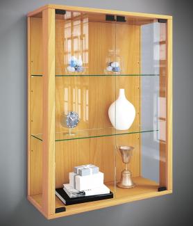 VCM Hängevitrine Wandvitrine Hängevitrine Glasvitrine Glas Udina (1-St)