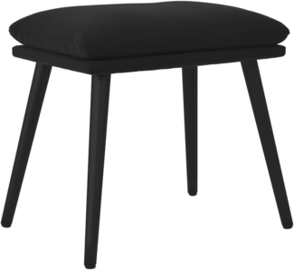 vidaXL Fußhocker Schwarz 45 x 29,5 x 39 cm Samt [341510]