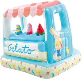 Kinderplanschbecken und Spielhaus GELATO, 2 in 1, 127 x 102 x 99 cm, INTEX