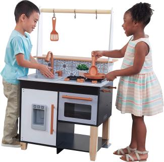 KidKraft 53441 Artisan Island Zubehör mit EZ Kraft Assembly Spielküche aus Holz für Kinder