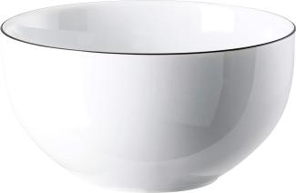 Arzberg Cucina-Basic Schüssel, Schale mit Farbrand, Porzellan, Colori Black, 13 cm, 42100-671167-13313