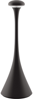 SIGOR LED Tischleuchte Akku-Tischleuchte NUDROP nachtschwarz, Dimmbar, 1 LED Platine, 2.700 K / 2.200 K
