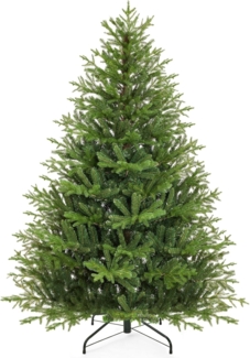 Yorbay Künstlicher Weihnachtsbaum Tannenbaum Weihnachstbaum aus PE, PVC 150/180/ 210 cm, Weihnachtsbaum Christbaum, mit Ständer für Weihnachten-Dekoration