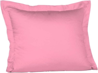 Fleuresse Mako-Satin-Kissenbezug uni colours pink 4070 35 x 40 cm