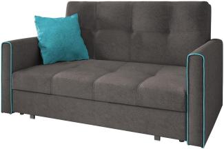 'Viva Bis III' Schlafsofa, Farbe: Alova 36 + Alova 29, 85 x 98 x 153 cm