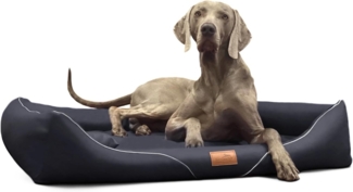 WILLIAM EASY CLEAN Orthopädisches Hundebett - 03 Schwarz, 130x100cm