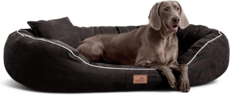 MARLON SOFT Orthopädisches Hundebett - 100x85cm, 03 Schwarz