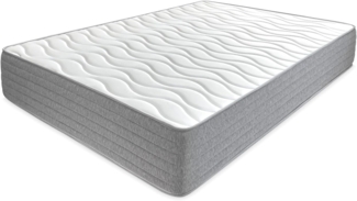 amuéblate Online - Matratze 150x200 cm, viskoelastisch, Aris mit Winter-/Sommerseite, ergonomisch, optimaler Komfort und Härte, hygienisch und atmungsaktiv, Dicke 30 cm