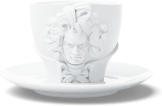 TV TASSE Henkeltasse große Kaffeetasse TALENT Tasse Porzellan weiß Fiftyeight Products Ludwig van Beethoven