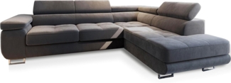 Masseno Ecksofa SELVA mit Schlaffunktion L-Form, Sofa mit Bettkasten