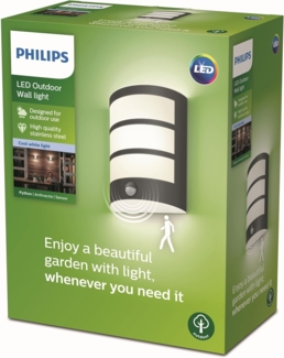 Philips Python Wall IR 4000K Anthrazit