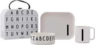 Design Letters Tritan Suitcase | Weihnachtsgeschenke für Kinder, Personalisierte Geschenke Baby | Trinklernbecher, Kinderteller & Kinderschale | Kindergeschirr | Baby Geschenk, Taufgeschenke | I