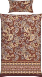 Erwin Müller Bettwäsche Bettwäsche, Mako-Satin, 2 teilig, Paisley