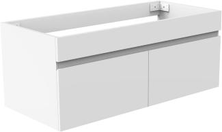 Waschbeckenunterschrank 100 cm Unterschrank Waschtischunterschrank Weiß