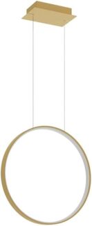 SOLLUX TH. 221 Hängeleuchte RIO LED 30W Aluminium gold L:55cm B:16cm H:150cm 4000K