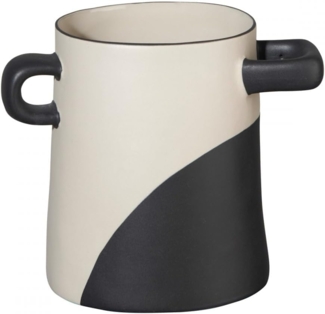 ASA Selection Vase Schwarz Getunkt Rayu L 13,5 cm B 13,5 cm H 15,5 cm