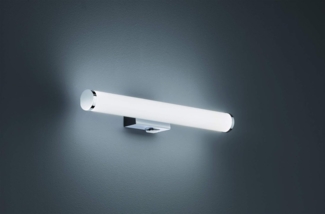lightling LED Wandleuchte Leo, LED fest integriert, Warmweiß, mit Ein- und Ausschalter, IP44