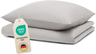 Blumtal Bettwäsche Oeko-TEX zertifizierte Mikrofaser Bettwäsche pflegeleicht & faltenfrei, Bettbezüge aus Atmungsaktivem Mikrofaser