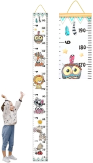 Tomedeks Messlatte,Messlatte Holz Kinder,Wand Holz Dekoration,Maßband Körper,Wandtattoo Kinderzimmer Tiere,Messlatte Kind