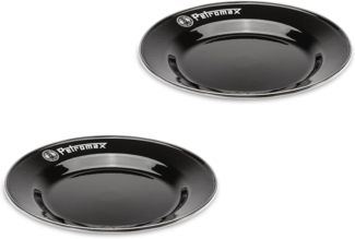 Petromax Teller Emaille 2er Set 26 cm schwarz