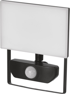 EMOS - LED-Strahler Tambo mit Bewegungsmelder - dünnes Aluminium Flutlicht - wasserdicht - neutralweiß (4000 K) - 2000 lm - 20 W - 25 000 Std. - Abstrahlwinkel 120° - für Außenbereich - schwarz