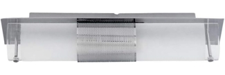 Rabalux Periodic Wandleuchte 2x E14 chrom, klar, Milchglas