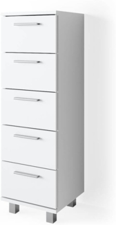 Badschrank Ilias Weiß 30 x 95 cm Vicco