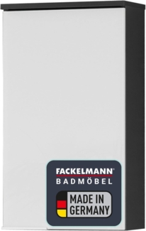 Fackelmann KARA Hängeschrank 41 cm, Weiß/Anthrazit, rechts