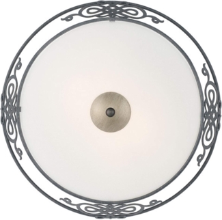 Eglo 86712 Wandleuchte/Deckenleuchte Landhaus MESTRE antik-braun, gold, E27 max. 2X40W