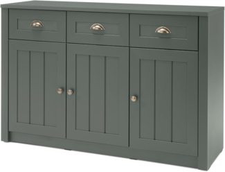 Sideboard Forres in grün Landhaus 130 x 86 cm