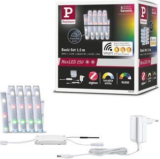 Paulmann 78865 MaxLED 250 Smart Home Zigbee RGBW Basisset beschichtet 1,5m IP44