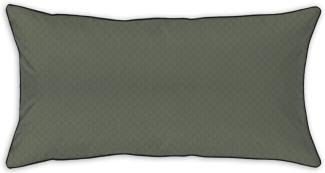 Curt Bauer Mako-Brokat-Damast Kissenbezug 1 teilig Kissenhülle ca. 40/80 cm 9008-3825 Arezzo olive