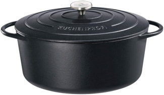 Bratentopf oval, 31 cm classic black
