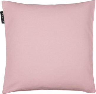 LINUM ANNABELL Elegant Kissenhülle 40x40 cm, 100% Baumwolle, Maschinenwaschbar, Altrosa