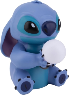 Stitch Licht - Offiziell Lizenzierte Lilo & Stitch Lampe, Disney Sammlerstück, Nachttischlampe für Schlafzimmer, Dekor für Nachtbeleuchtung, Blau