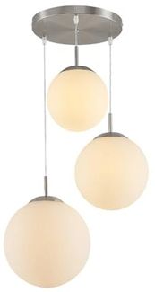 Lindby Hängeleuchte Heleska, Metall, Weiß IP20, 3 x 15 W