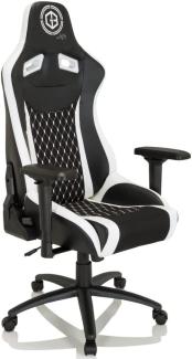 hjh OFFICE Gamingstuhl GAMEBREAKER SX 04 Stoff, Kunstleder Schwarz/Weiß