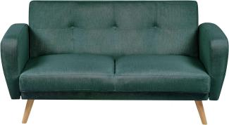 2 Sitzer Sofa FLORLI Dunkelgrün