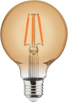 8 W E27 LED Filament Leuchtmittel Kugel Globe 125, Durchmesser 125mm | 650 Lumen | (2200 K) Warmweiß