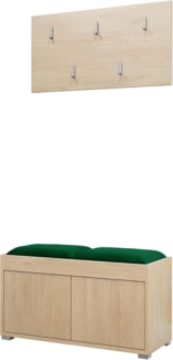 Garderoben-Set Gesita VII (Farbe: Eiche Cremona, Manila 35)