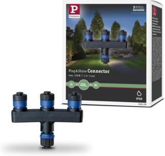 Paulmann No. 93929 Plug&Shine Verteiler 3-fach IP68 Schwarz