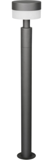 Moderne LED Wegeleuchte MACKENZIE aus Aluminium in Anthrazit, Höhe 95cm