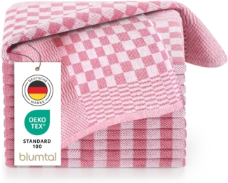 Blumtal Geschirrtuch Premium Geschirrhandtücher in 50x70 cm, (Set, 5-tlg, 5, 10 oder 20 Geschirrtücher), 100% Baumwolle, Oeko-TEX® Zertifiziert