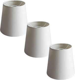 Lichthandel Hoch Lampenschirm Hängelampe Lampenschirm E14 Pendelleuchte Lampenschirm weiß, passend für E14 Fassung Ersatzschirm konisch Ersatzteil Pendelleuchte