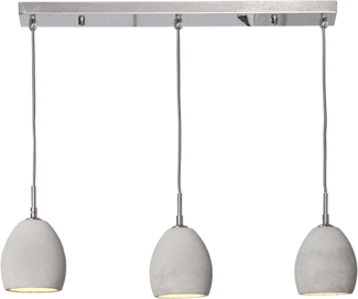 riess-ambiente Hängeleuchte CEMENT-COLLECTION III grau, ohne Leuchtmittel, Wohnzimmer · Beton · Esszimmer · Industrial