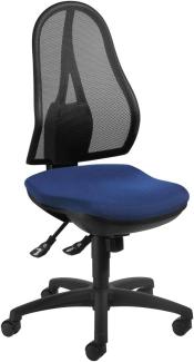 Bürodrehstuhl Punktsynchr.-T.blau 430-510mm ""