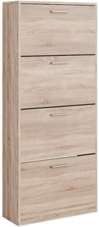 Vicco Schuhkipper Sonoma 59 x 137 cm mit 4 Fächern, Gizmo