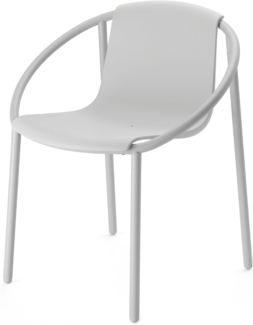 Umbra Stuhl Ringo, Esszimmerstuhl,Terassenstuhl, Stahl, Kunststoff, Grau, 55 x 64 x 74 cm, 1018223-918