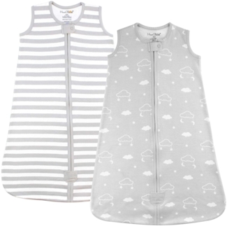 Baby Schlafsack, 0.5 TOG 100% Bio-Baumwolle, Ideal für den Sommer, Sommerschlafsack für Jungen und Mädchen, S (0-6 Monat)