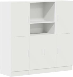 3-tlg. Küchenschrank-Set Weiß Holzwerkstoff 3324151